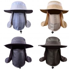 Hombres Mujer Outdoor Sport Hat Fishing Hiking UV Protection Face Neck Flap Sun Cap  eb-45584493